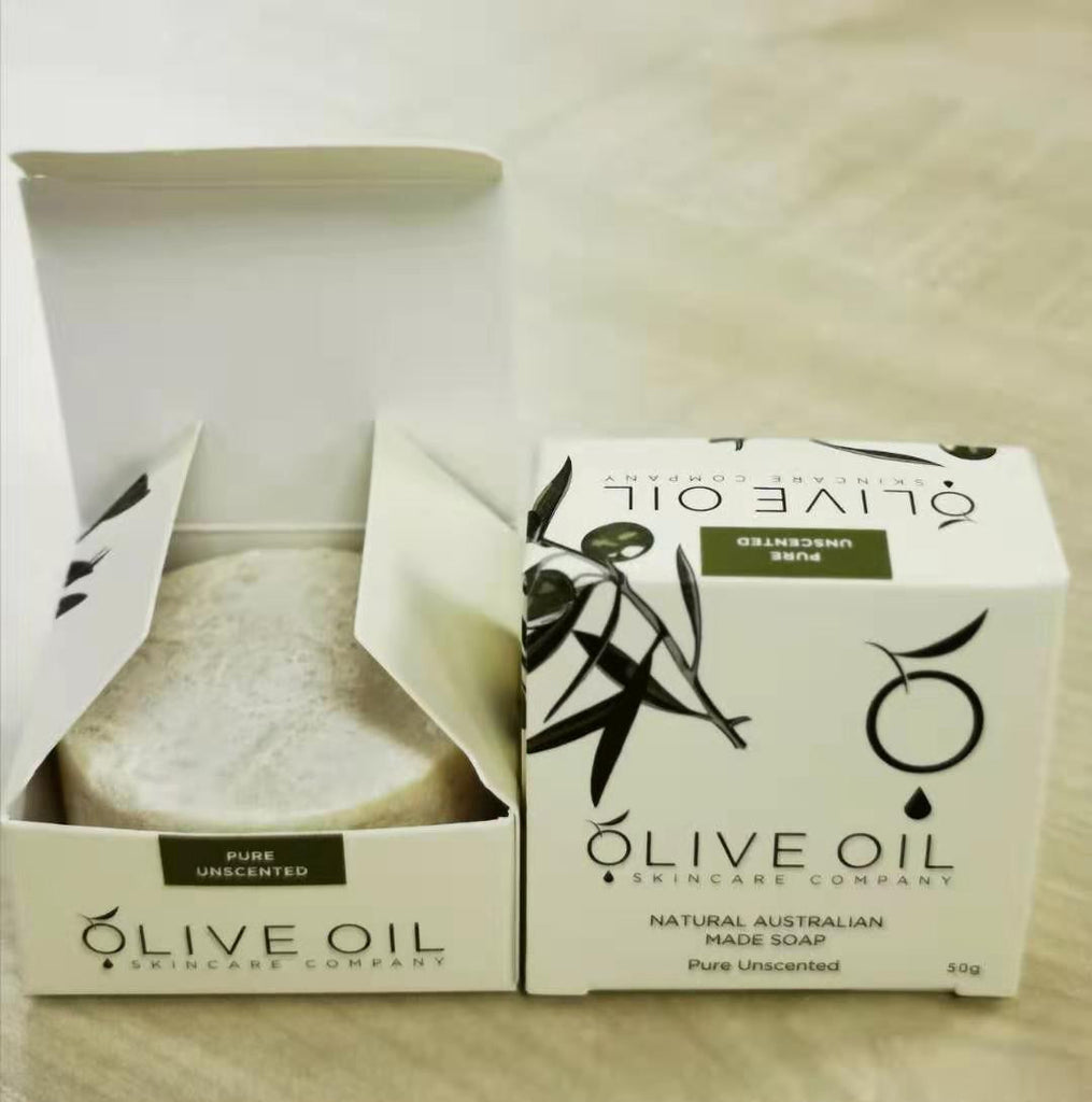 Olive Oil Soap, All-Natural , Unscented, 50g-0